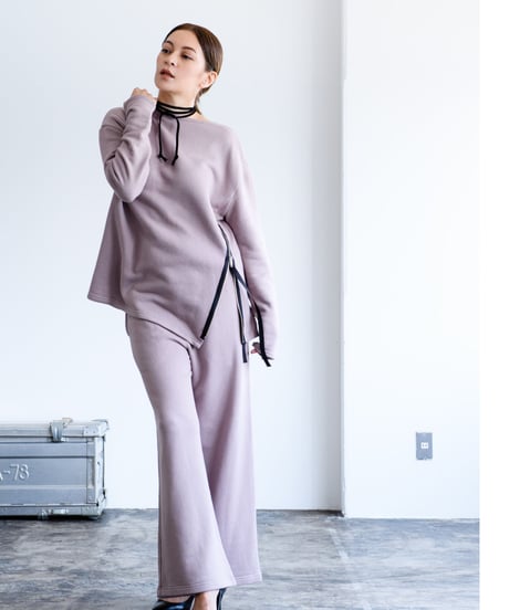 Uptown Sweat Wide Easy Pants（Oyster White/Mauve/Sumi Black）