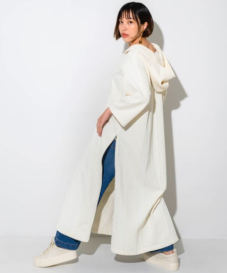 Luxe Holiday メキシカンパーカワンピース（Off White)