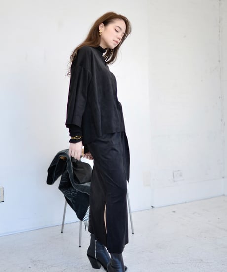 Sheer and Soft High Neck Knit Top