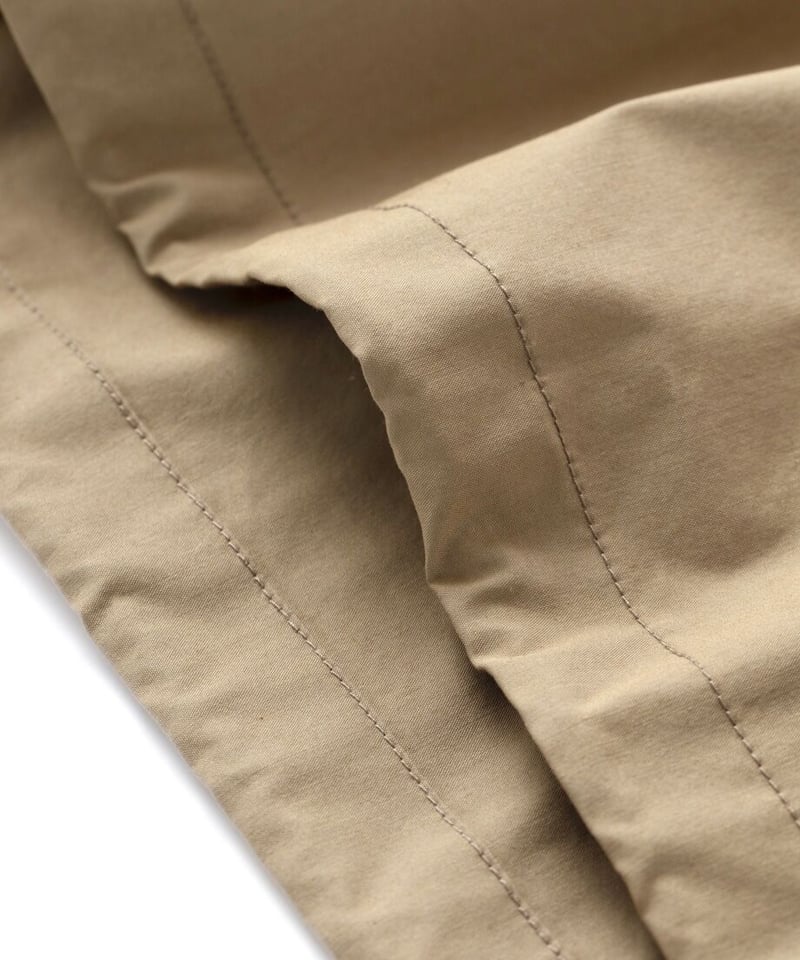 [THREE SQUARE]ラウンドカラープルオーバー 3コード3wayプルオーバー（Light Brown） | UNBLEACHED