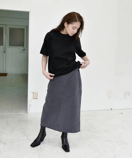 Trapeze Denim Skirt