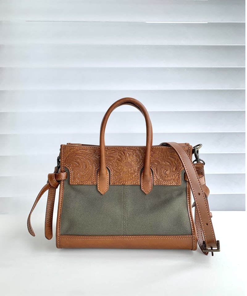 ☆[Wastefreeキャンペーン]Carving&Canvas ミニボストンバッグ | UN