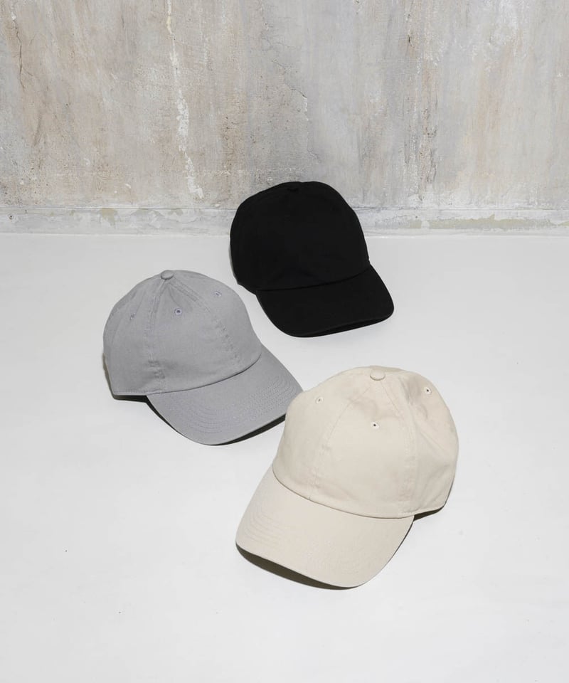 NH コットンベースボールローキャップ | UNBLEACHED