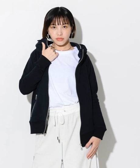 Basic Sweat Big Hood Jacket/Black