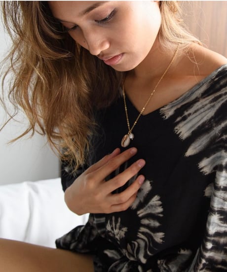 TT/Seashell＆Water Pearl Pendant