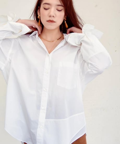 Double Detail White Shirt