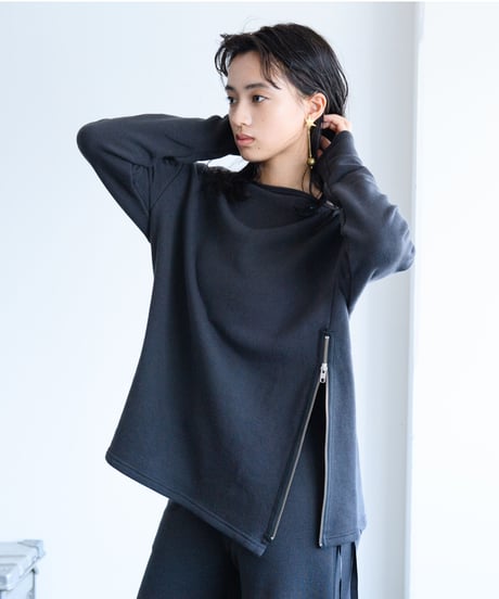 Uptown Sweat Slider Top（Oyster White/Mauve/Sumi Black）
