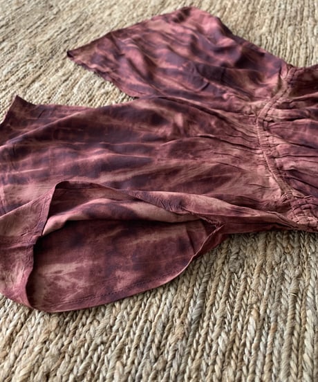 TT/Tie dye Butterfly Sleeve Summer Dress