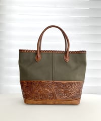 ★[Wastefreeキャンペーン]Carving&Canvas ミニトートバッグ