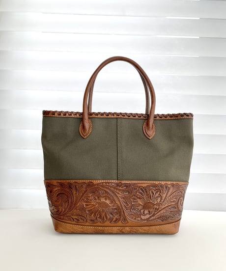★[Wastefreeキャンペーン]Carving&Canvas ミニトートバッグ