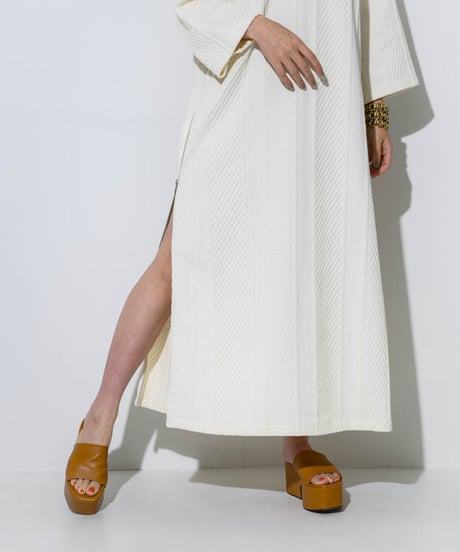 Luxe Holiday メキシカンパーカワンピース（Off White)