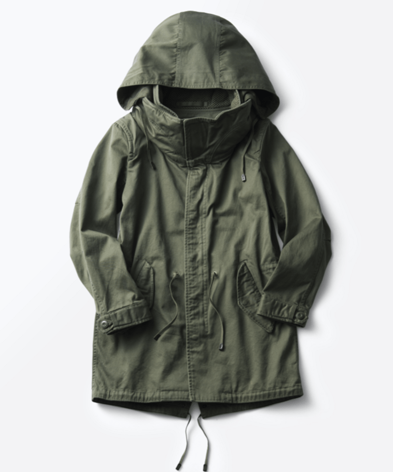 Nomad Big Hood Long Jacket（Unisex/Large size) |
