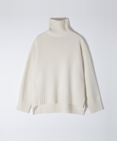 Wholegarment Slit High Neck Top