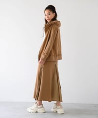 Basic Sweat Big Hood Jacket/Camel