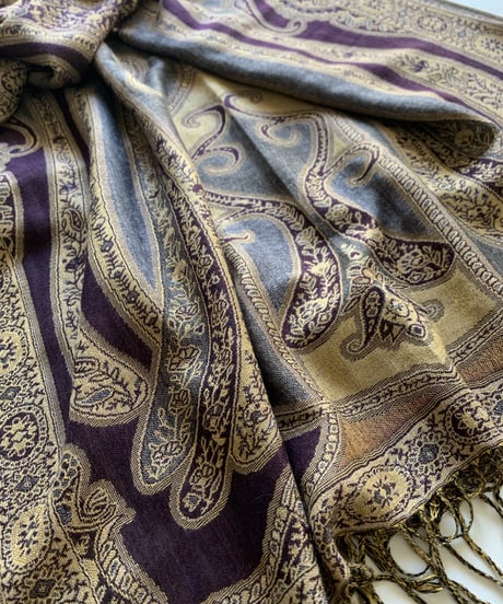 Sari Paisley Shawl（Crescent/Jupiter/Paradise）