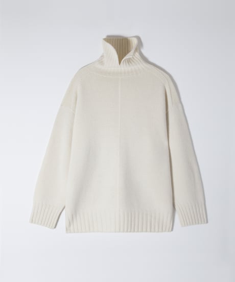 Wholegarment Slit High Neck Top