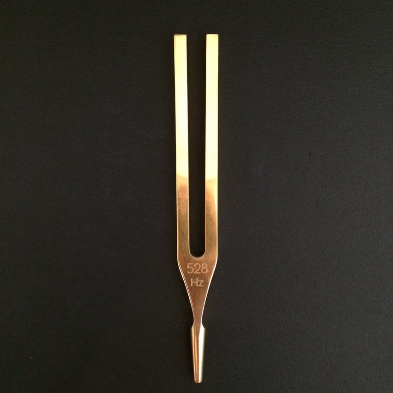 528hrzゴールドカラー・最高品質ステンレス製音叉 | minamiya online