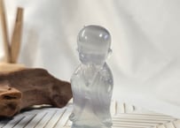 【SALE】慈悲と守護と導きを　イットリウムフローライトのお地蔵【B】