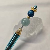 明るく変化して自信をもたらす。パイソン原石ペン