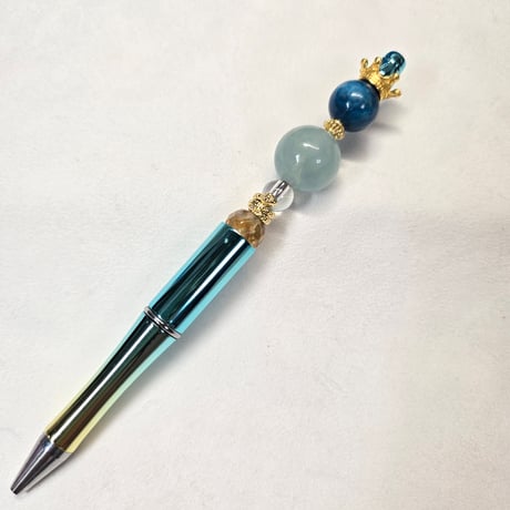 明るく変化して自信をもたらす。パイソン原石ペン