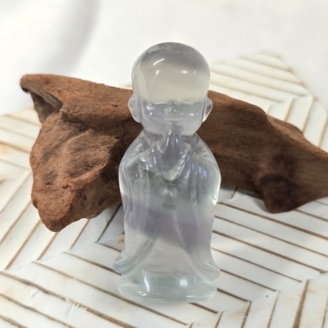 【SALE】慈悲と守護と導きを　イットリウムフローライトのお地蔵【B】