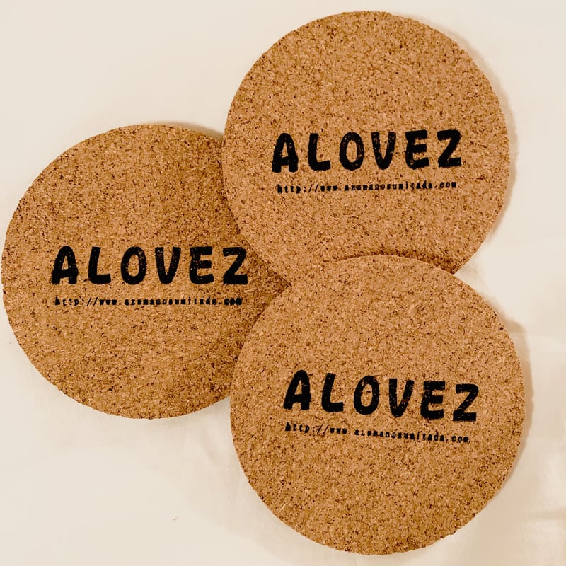 ALOVEZ コルクコースター 3枚組 | AZ WEB SHOP