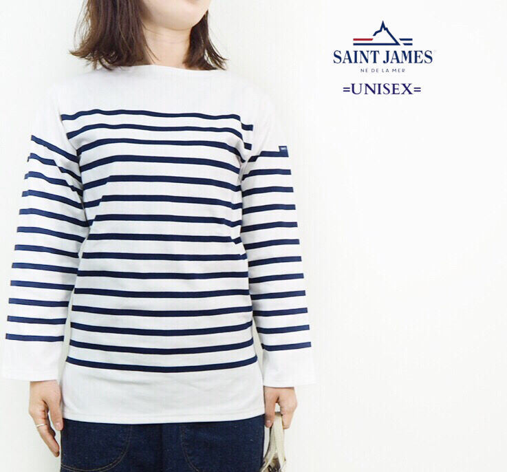 SAINT JAMES『NAVAL』 T5 NEIGE/MARINE NAVAL [ NEIGE/MARINE (WHNY)] | BAS CLOTHING：SAI
