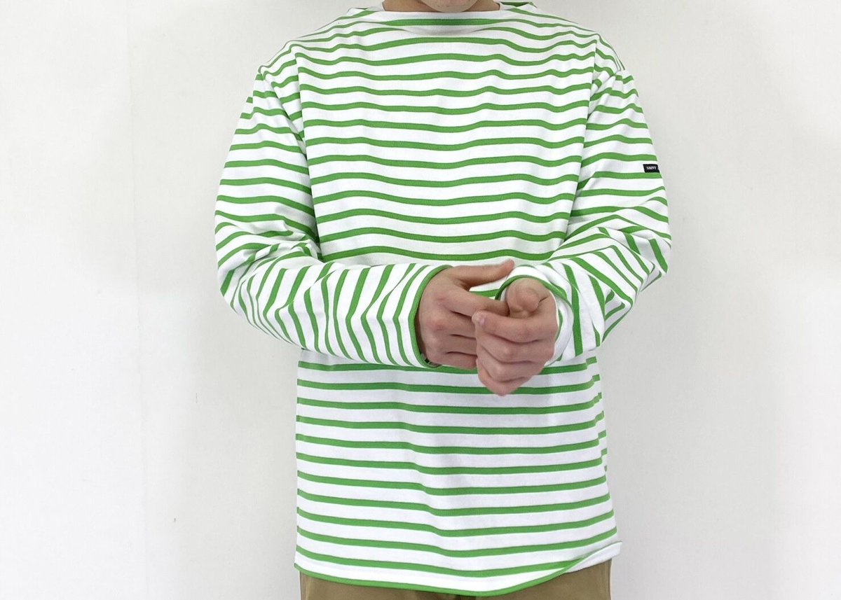 【美品】セントジェームス/ウェッソン/ NEIGE/GRANNY /T5 2025 SS SPRING COLOR OUESSANT🩶 ・GRIS/NEIGE（杢グレー/白