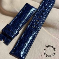 cro-1912 クロコダイル 腕時計 ベルト ブラック (ラグ幅26 mm
