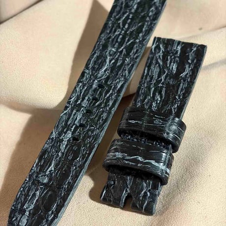 exh-67 ブライドルクロコダイル 腕時計ベルト  (ラグ幅22mm - バックル幅20mm)