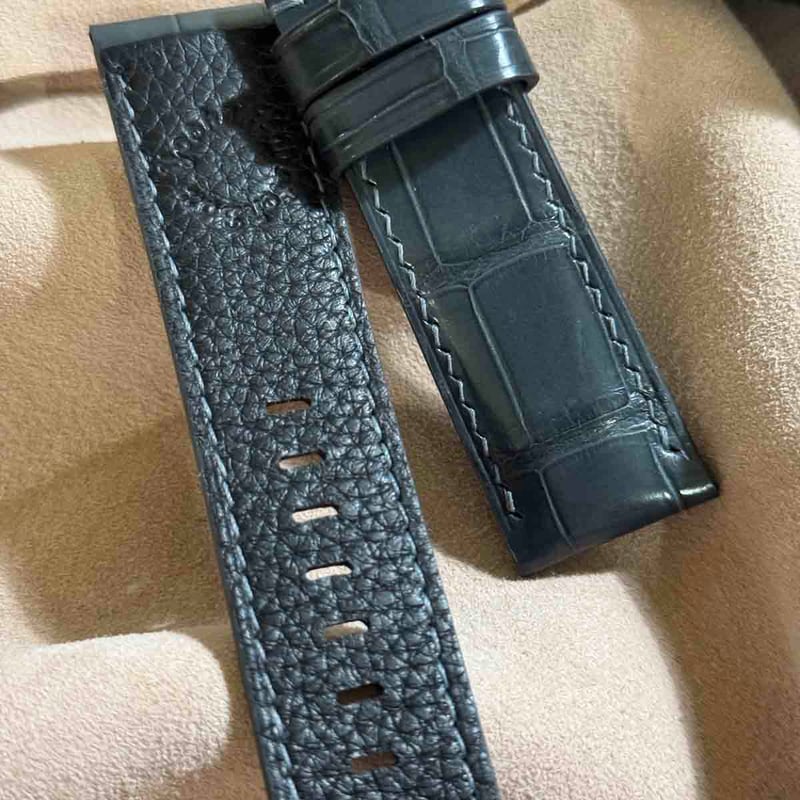 cro-1618 クロコダイル 腕時計ベルト ジェイドグリーン ラグ幅24 mm 楽天市場】グリーン（素材（時計ベルト）クロコダイル）（腕時計