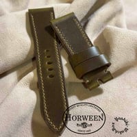 hor-152ホーウィン ダービー ブラック 腕時計ベルト (ラグ幅19mm