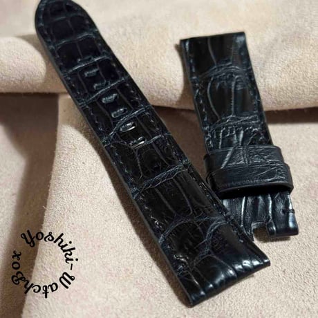 クロコダイル LJ-BG ベルト メタリック CROCODILE ニッケル 35mm