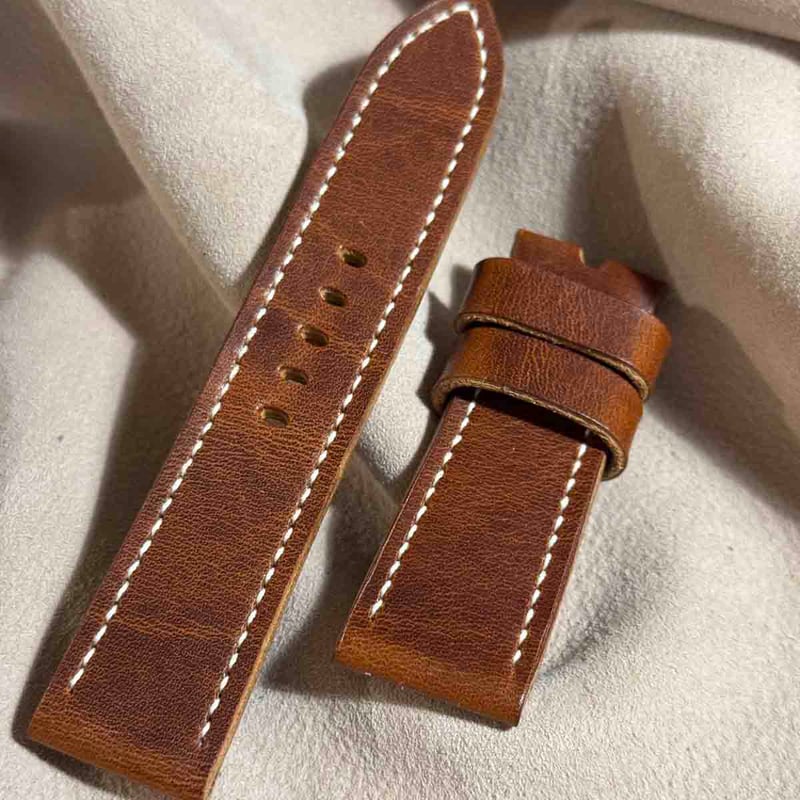 時計用ベルト、バンド hor-255 HORWEEN ダービー / ブラウン 腕時計