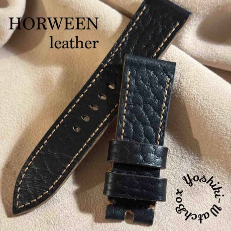 hor-218 HORWEENレザー ナチュラル 腕時計ベルト ラグ幅26mm hor-218 HORWEENレザー ナチュラル 腕時計ベルト ラグ幅26mm