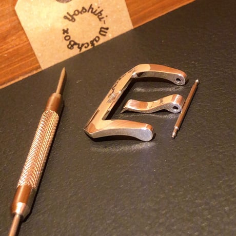 シルバー925製 腕時計ベルト用 バックル 尾錠幅22mm,20mm プレーンタイプ
