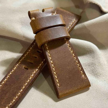 hor-217 HORWEEN ミスティック シナモン 腕時計ベルト (ラグ26mm - バックル幅22mm)