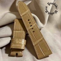 cro-1908 クロコダイル 腕時計ベルト ブラウン ラグ幅21mm cro-1908 クロコダイル 腕時計 ベルト ブラウン (ラグ幅21 mm