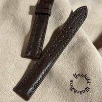 ost-359 オーストリッチ 腕時計ベルト グレー ラグ幅24mm ost-359 オーストリッチレザー 腕時計ベルト グレー (ラグ幅24mm