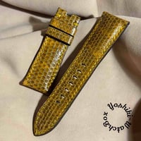 sna-129 シースネイク（ウミヘビ）腕時計ベルト タンブラウン (ラグ幅26 mm - バックル幅22 mm)