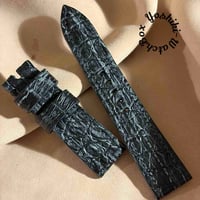 exh-67 ブライドルクロコダイル 腕時計ベルト  (ラグ幅22mm - バックル幅20mm)