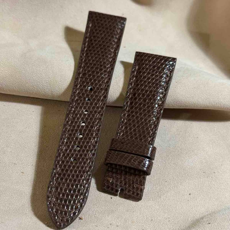 liz-330 リザード レザー 腕時計 ベルト ブラウン (ラグ幅21 mm liz-330 リザード レザー 腕時計 ベルト ブラウン (ラグ幅21 mm