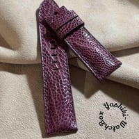 ost-399 オーストリッチ 腕時計ベルト ブラウン ラグ幅18 mm ost-399 オーストリッチレザー 腕時計ベルト ブラウン (ラグ幅18mm