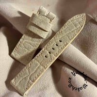 exh-70 タンニン鞣しエレファントレザー 腕時計ベルト  (ラグ幅26mm - バックル幅22mm)