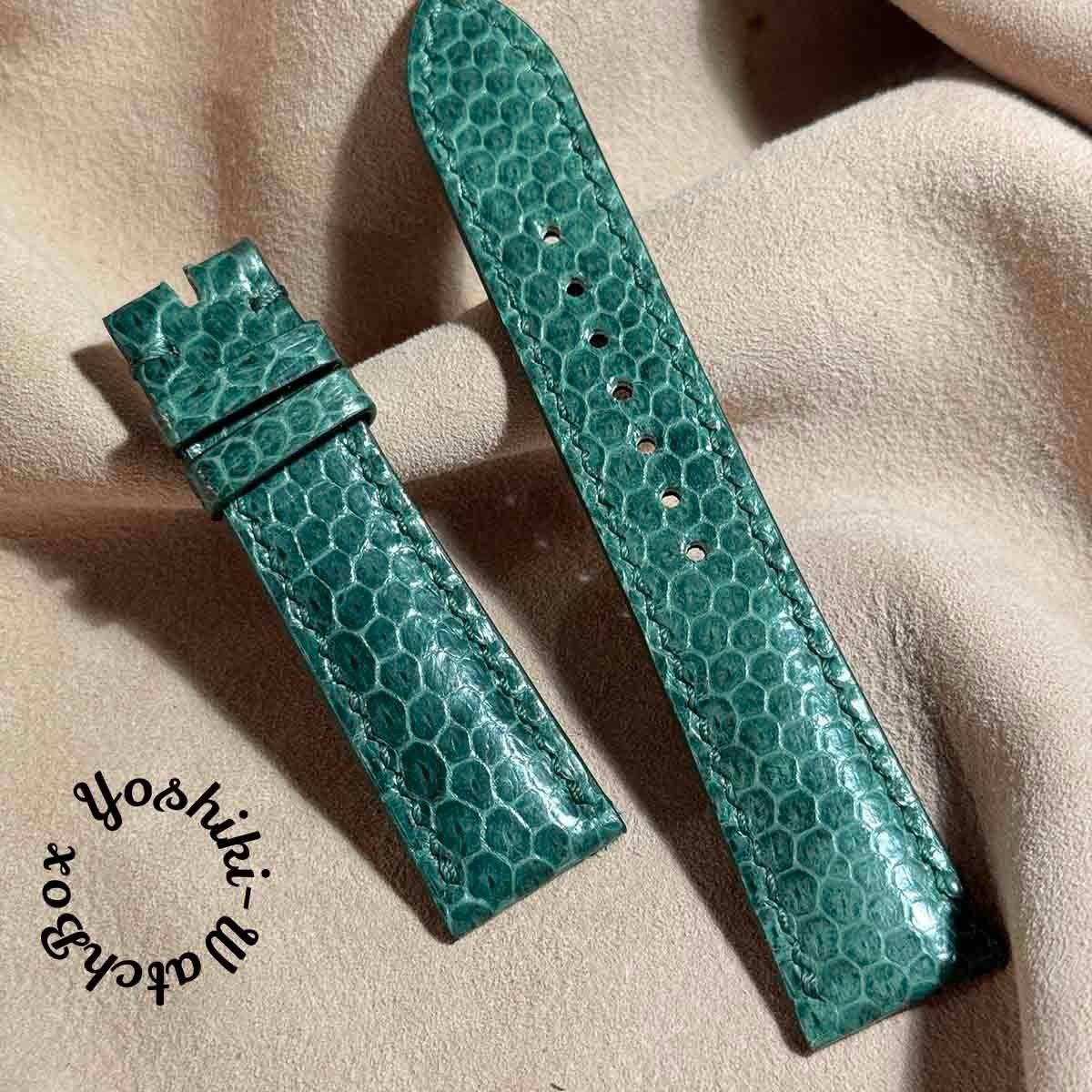 sna-139 ウミヘビ 腕時計ベルト グレー ラグ幅22 mm sna-139 シースネイク（ウミヘビ）腕時計ベルト グレー (ラグ幅22 mm