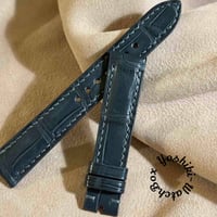 cro-1978 クロコダイル 腕時計 ベルト グレー (ラグ幅18 mm - バック