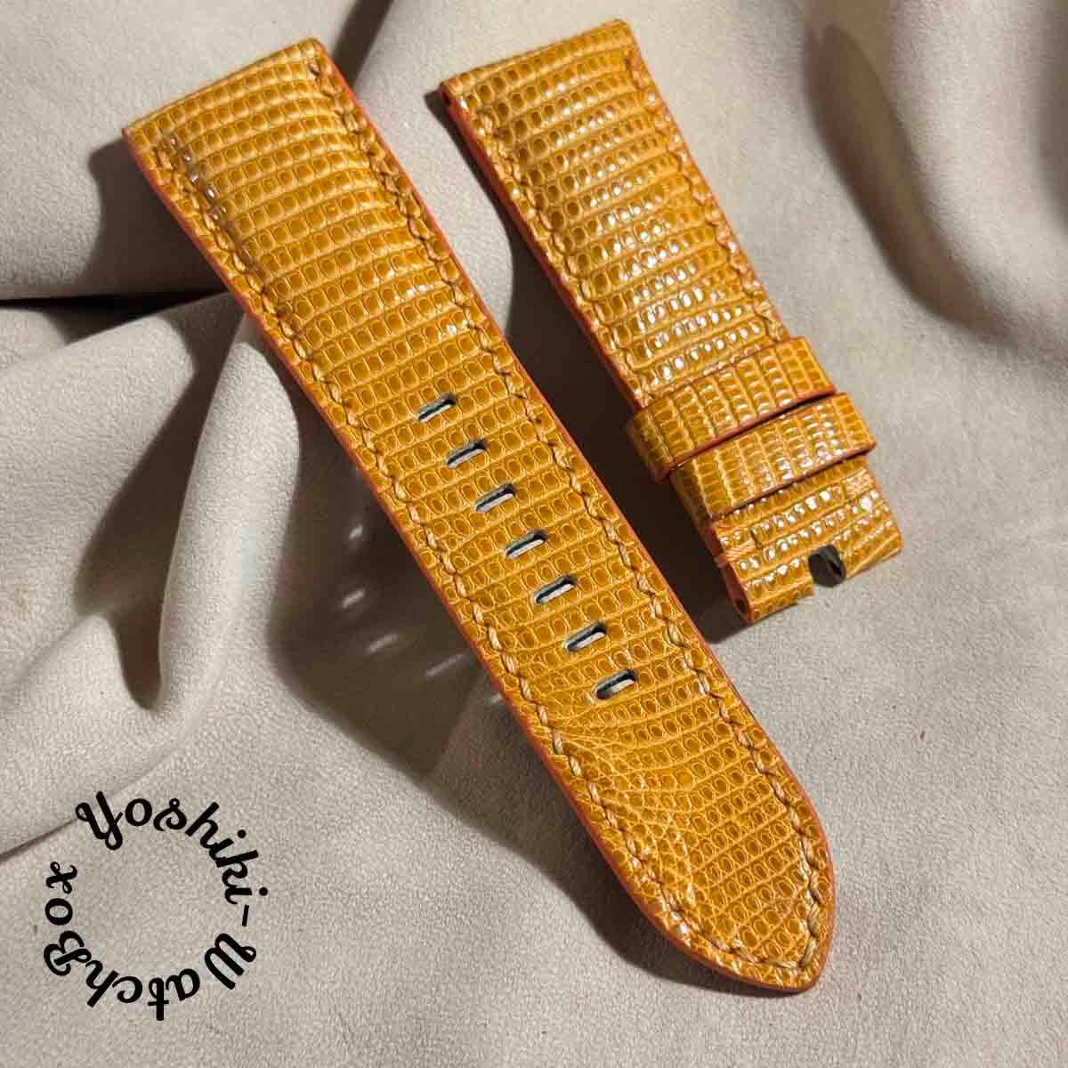 liz-302 リザード 腕時計 ベルト レッド ラグ幅26 mm