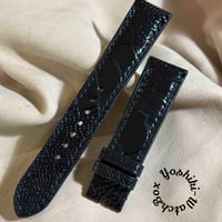 ost-399 オーストリッチレザー 腕時計ベルト ブラウン (ラグ幅18mm