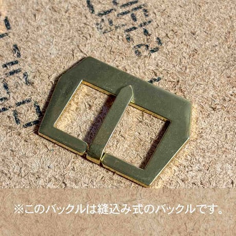 真鍮無垢のGPFバックル（ヴィンテージオリジナルのレプリカ）26mm幅用