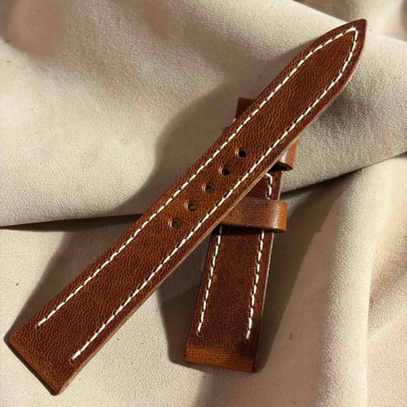 hor-244 HORWEEN ダービー / オールドイングリッシュ 腕時計ベルト (ラグ19mm - バックル幅16mm)